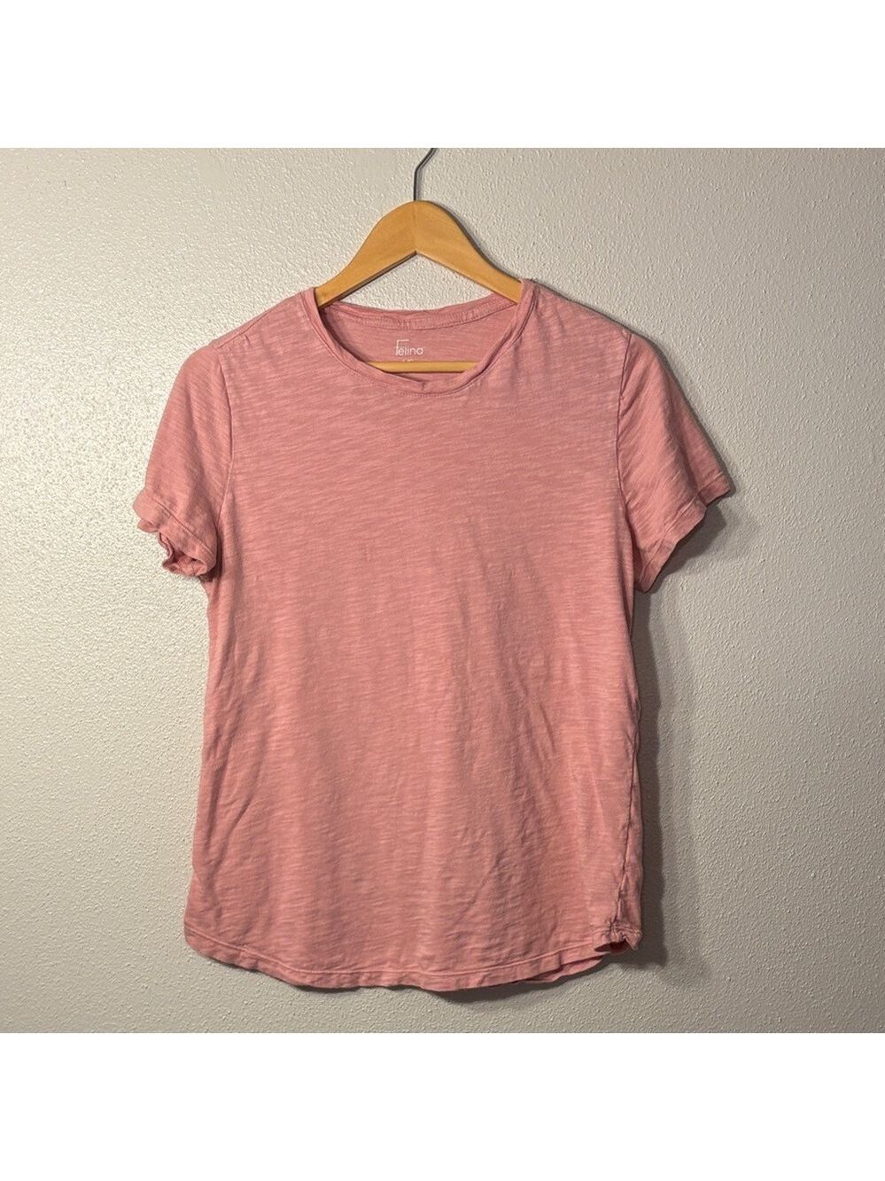 Felina Light Pink Short Sleeve Tee